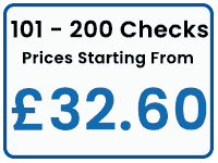 Price of bulk DBS checks - £32.60 for 101-200 checks