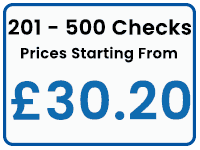 Price of bulk DBS checks - £30.20 each for 201 - 500 checks